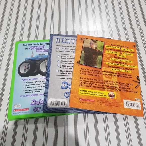 Book Bundle: Two Hardcover Ripley's Believe it or Not & A Paperback Fear Factor - Picture 5 of 12